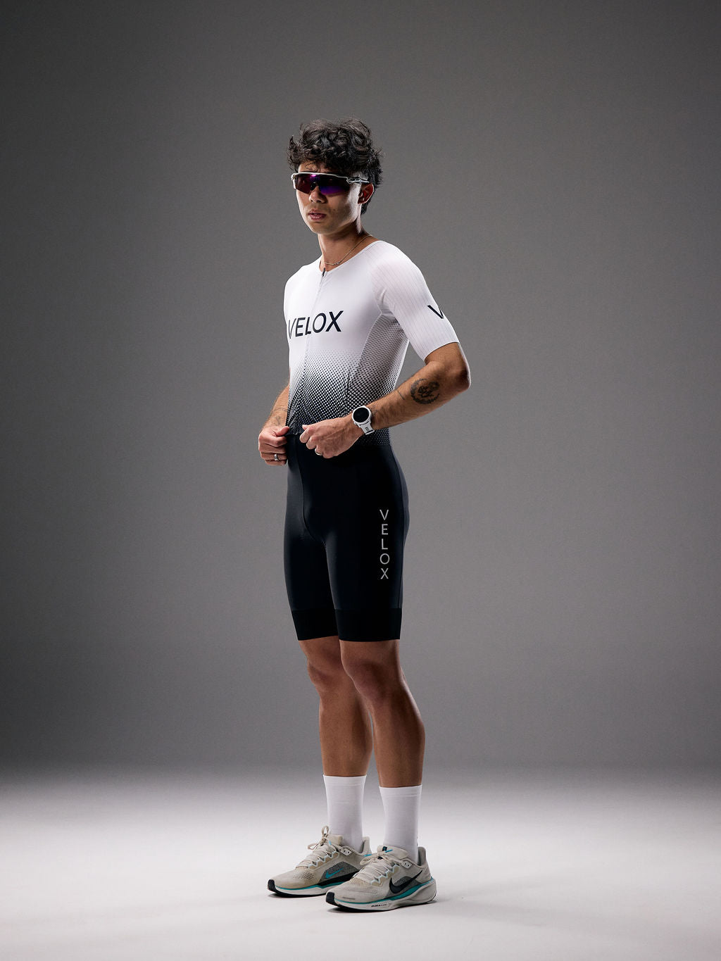 VELOX ORIGIN SUIT - WHITE/BLACK